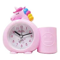 Pack of 1 Unicorn Clock With pen stand.-thumb3