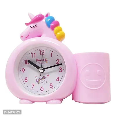 Pack of 1 Unicorn Clock With pen stand.-thumb4