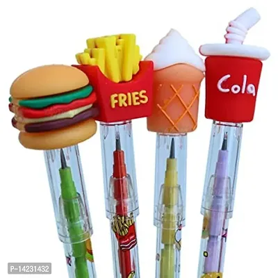 Pack of 4 Pcs Fast Food Pencil.