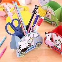 Pack of 1 Animal Theme Wooden Pen Stand.-thumb4