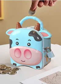 Pack of 1 Cow Theme Money Bank.-thumb2