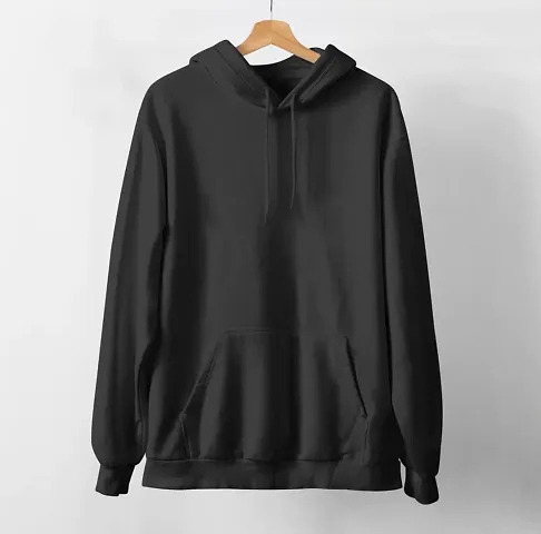 Stylish Blend Solid Hoodies For Women