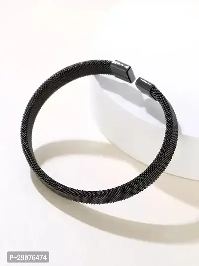 Classic Statinless Steel Adjustable Cuff Bracelet for Men