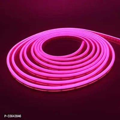 Posture 5 Meter Long with 12V Adaptor LED Neon Strip Rope Lights (Pink)-thumb0