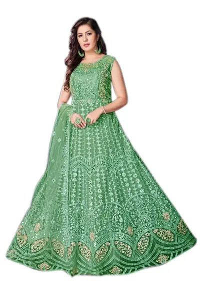 Best Selling Net Ethnic Gowns 