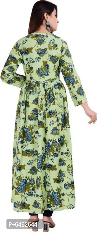 Trendy Stylish Rayon front slit Kurta-thumb5