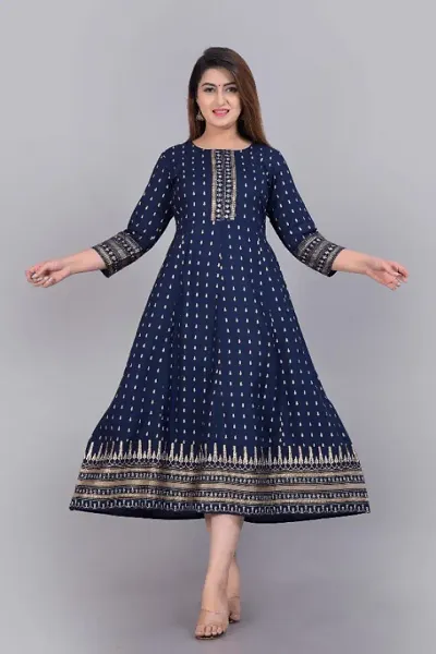 Rayon Anarkali Kurtis