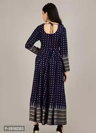 Fancy Viscose Rayon Ethnic Gowns For Women-thumb2