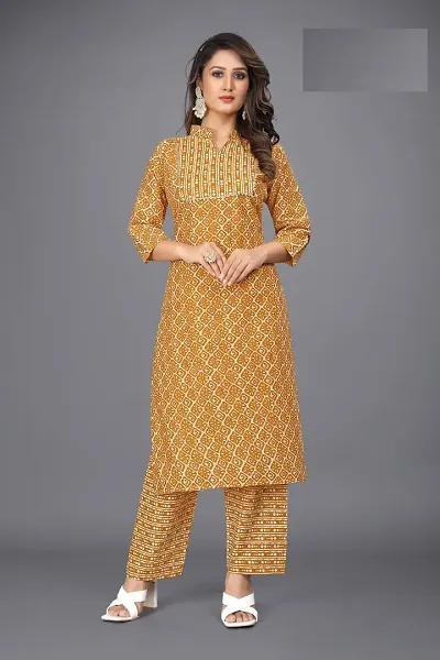 Beautiful Stitched A-Line Kurta For Women