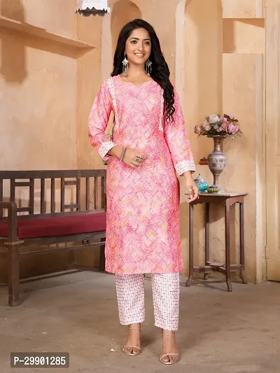 Fancy Cotton Kurta Bottom Set For Women