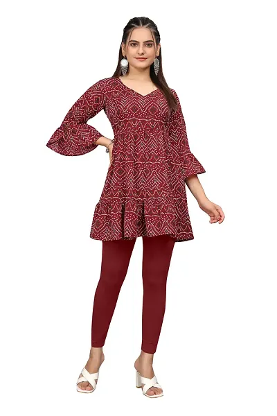 Fancy Crepe Kurti for Women