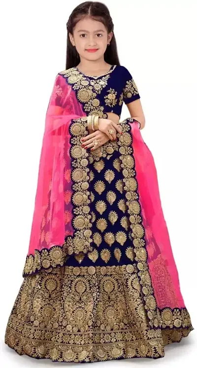 Girls Lehenga Choli With Dupatta