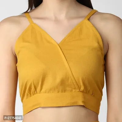 Contemporary Yellow Cotton Solid Co-Ords Set For Women-thumb5