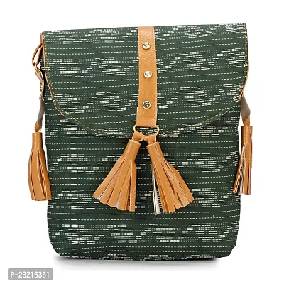 ZERATIO BAGS Women Sling Bag With Adjustable Strap Side Sling Bag Massenger (dark green)-thumb2