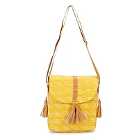 ZERATIO BAGS Women Sling Bag With Adjustable Strap Side Sling Bag Massenger (yellow)-thumb2