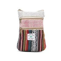 Shanvi handicraft Cotton Canvas Sling Cross Body Travel Business Satchel Messenger one Side Shoulder Bag for Men  Women-thumb2