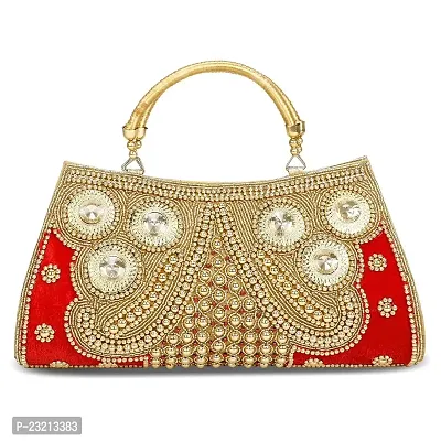 Shanvi handicraft Women's Stylish Hand Bag Clutch5-thumb0