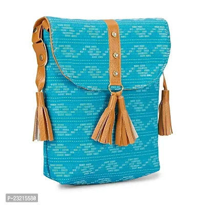 ZERATIO BAGS Women Sling Bag With Adjustable Strap Side Sling Bag Massenger (sky blue)-thumb0