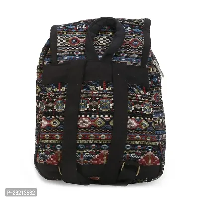 Shanvi handicraft Women  Girls Stylish Backpack/Bagpack Bags for College/School/Travel -Canvas Stylish Printed- 10 Liters-thumb3