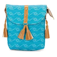 ZERATIO BAGS Women Sling Bag With Adjustable Strap Side Sling Bag Massenger (sky blue)-thumb1