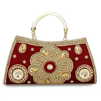 Shanvi handicraft Women's Stylish Hand Bag Clutch-thumb1