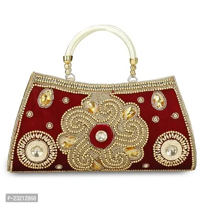 Shanvi handicraft Women's Stylish Hand Bag Clutch-thumb2