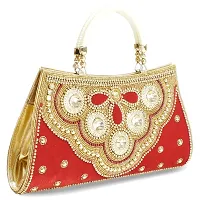 Shanvi handicraft Women's Stylish Hand Bag Clutch8-thumb1