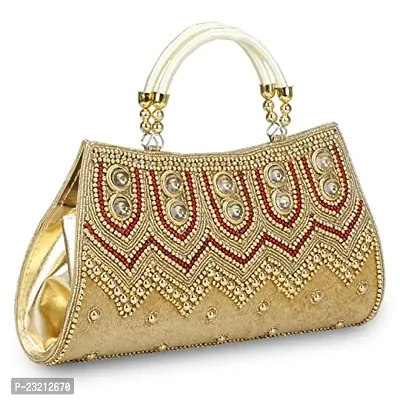 Shanvi handicraft Women's Stylish Hand Bag Clutch.-thumb0