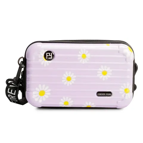 ZERATIO Bags Clutch Bag Purse For Kitty Partys, Party, Wedding For Girls & Womens Flowers Printed Box Clutch