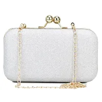 Shanvi Handicraft Beautiful Bling Box Clutch Bag Purse For Bridal, Casual, Party, Wedding (color 1)-thumb4