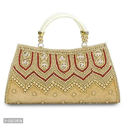 Shanvi handicraft Women's Stylish Hand Bag Clutch.-thumb2