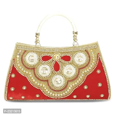 Shanvi handicraft Women's Stylish Hand Bag Clutch8-thumb0