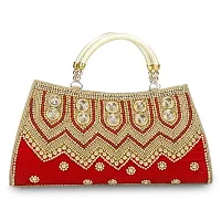 Shanvi handicraft Women's Stylish Hand Bag Clutch!-thumb1