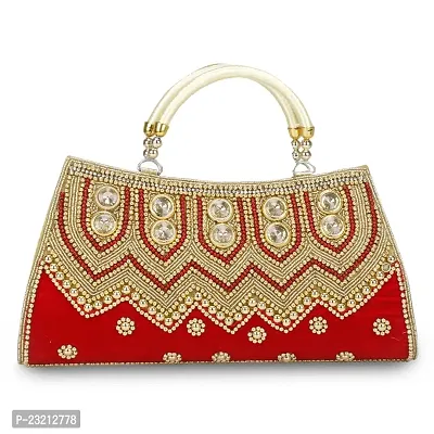 Shanvi handicraft Women's Stylish Hand Bag Clutch!-thumb2