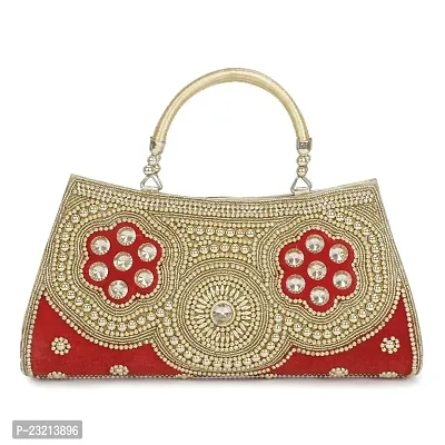Shanvi handicraft Women's Stylish Hand Bag Clutch2-thumb0