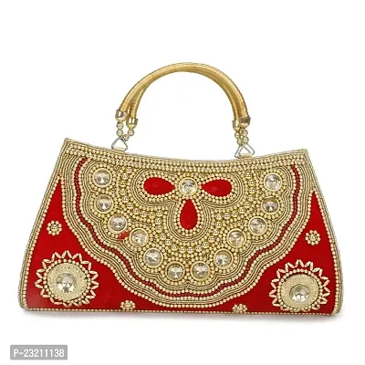 Shanvi handicraft Women's Stylish Hand Bag Clutch 1