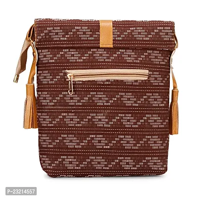 ZERATIO BAGS Women Sling Bag With Adjustable Strap Side Sling Bag Massenger (brown)-thumb4