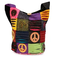 ZERATIO Bags Multicolour Indian Handicrafts Traditional Ethnic Design Women's Hippie Monk Bag-thumb1