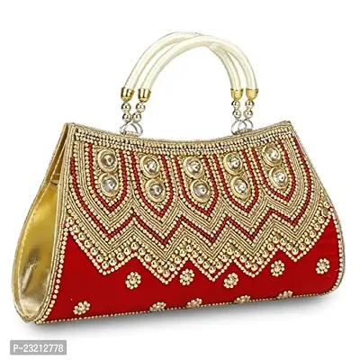 Shanvi handicraft Women's Stylish Hand Bag Clutch!-thumb0