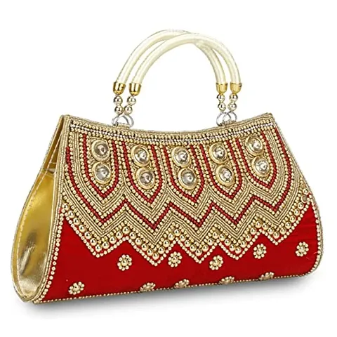 Shanvi handicraft Women's Stylish Hand Bag Clutch!