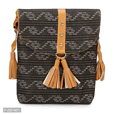 ZERATIO BAGS Women Sling Bag With Adjustable Strap Side Sling Bag Massenger (black 1)-thumb2