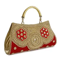 Shanvi handicraft Women's Stylish Hand Bag Clutch2-thumb1