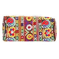 ZERATIO BAGS Rajasthani Art Tote Jaipuri Hand Bag And Shoping Bag (Multi Red)-thumb3