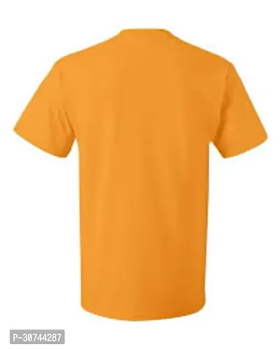 Classic Polyester Round Neck Solid T Shirt For Men-thumb0