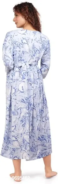 Stylish Fancy Cotton Blend Maternity Wear Dress For Women-thumb2
