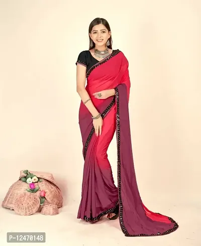 Embellished Georgette Saree with Blouse piece