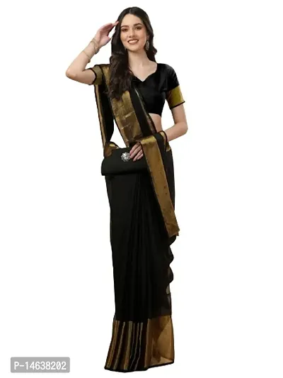 Zari Chiffon Saree with Blouse piece