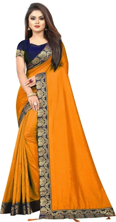 Lace Border Sarees with Blouse Piece