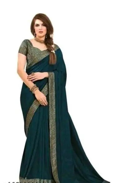 Zari Art Silk Saree with Blouse piece