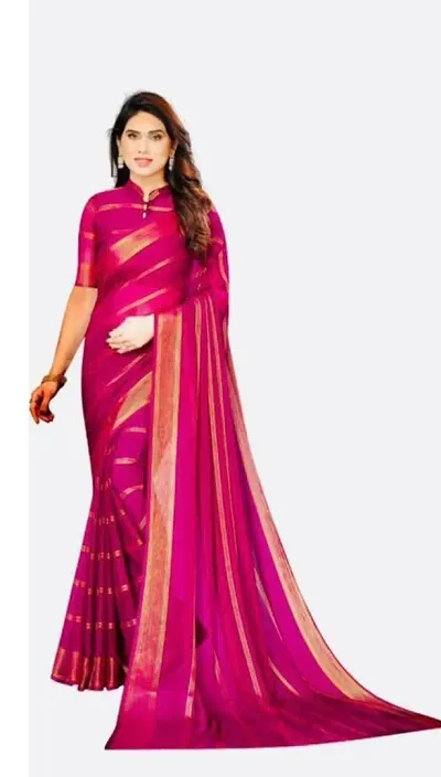 Chiffon Saree with Blouse piece